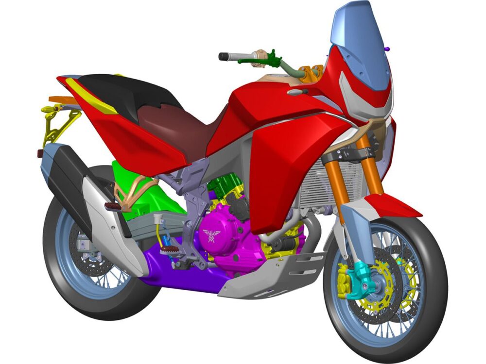 Motor V2 de Moto Morini