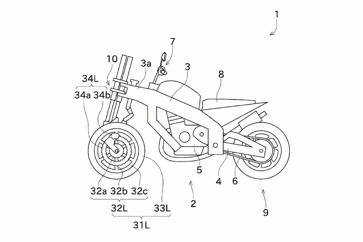 Kawasaki de tres ruedas
