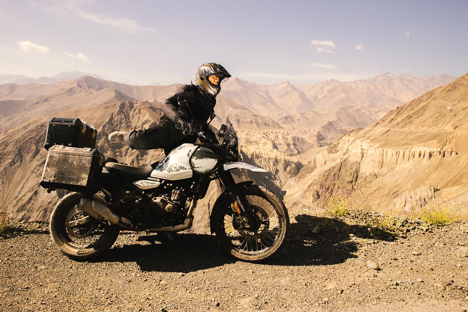 La nueva Royal Enfield Himalayan 450 es una moto preparada para la aventura
