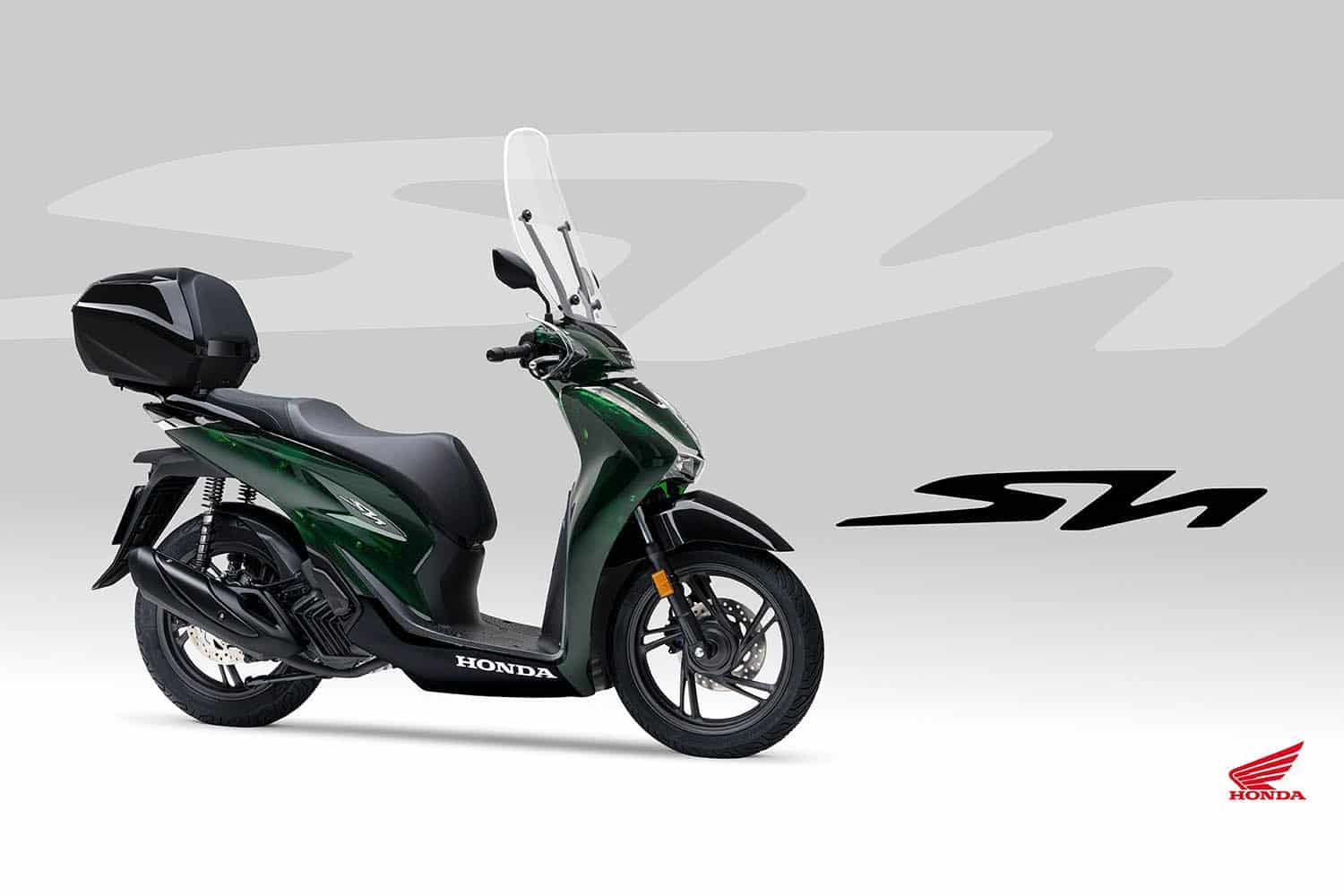 El verde Vetro es el nuevo color en la Honda SH125i 2024